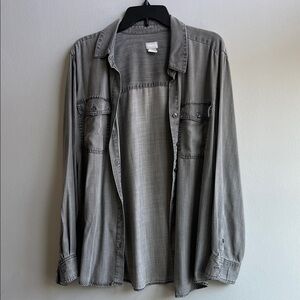 Chico's Textured Gray Fabric